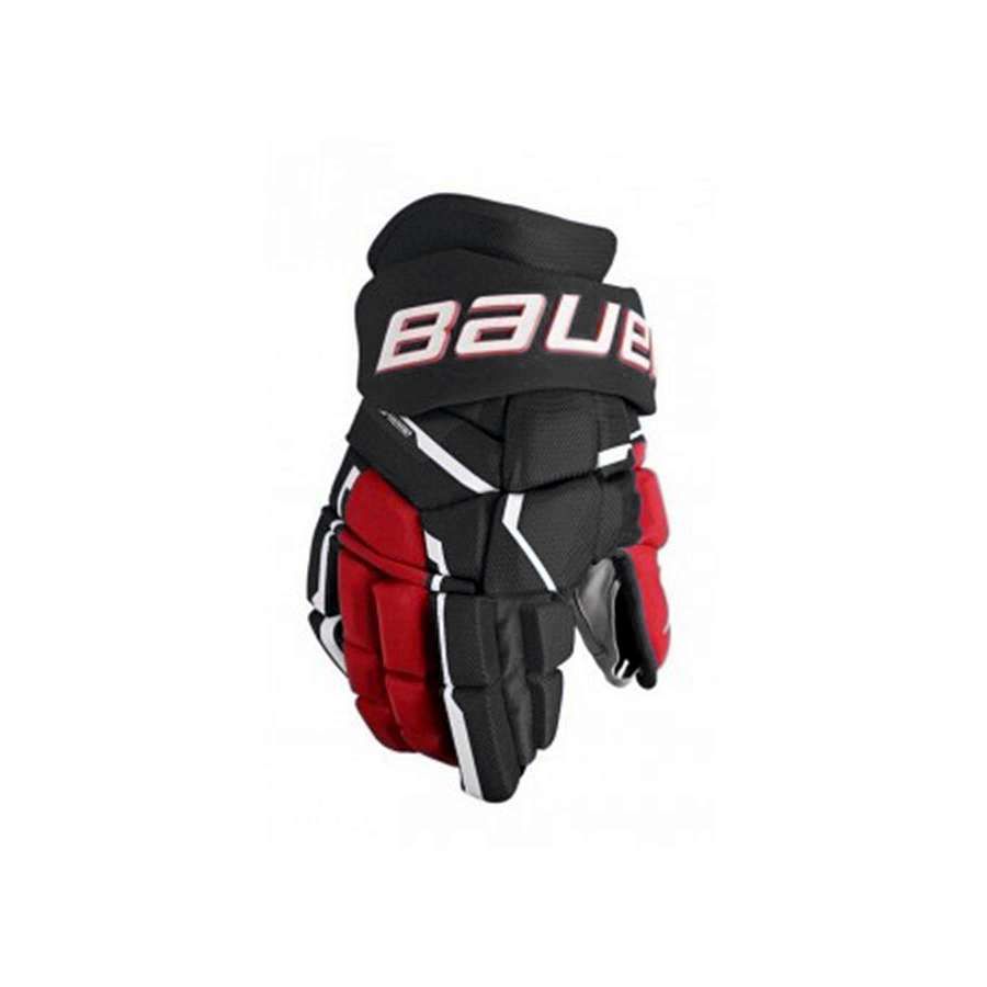

Краги BAUER S23 SUPREME MACH SR 14 BKR, Белый;черный;красный, MACH_14"_BKR