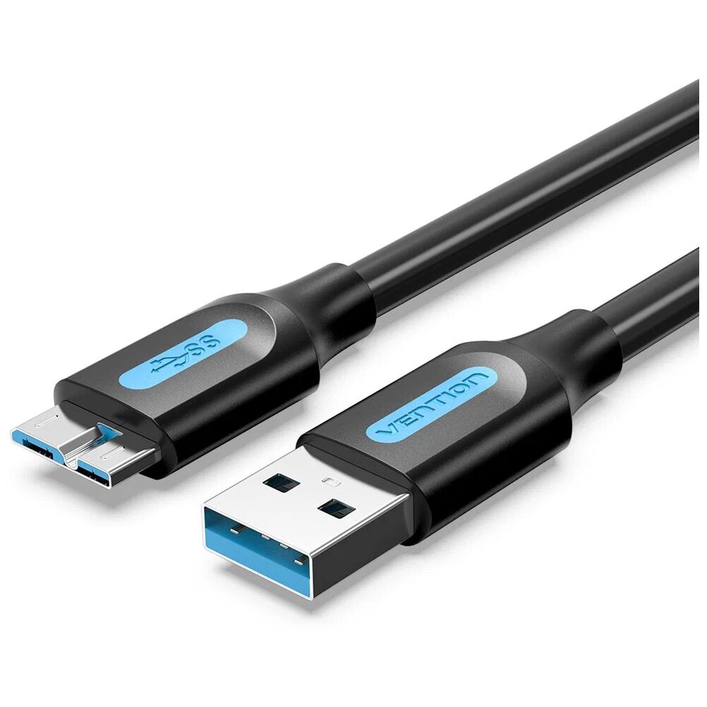 

Кабель Vention USB - Micro USB B вилка-вилка 1м CQPBF, Черный