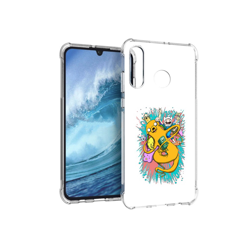 

Чехол MyPads Tocco для Huawei P30 Lite время приключений рисунок, Прозрачный, Tocco