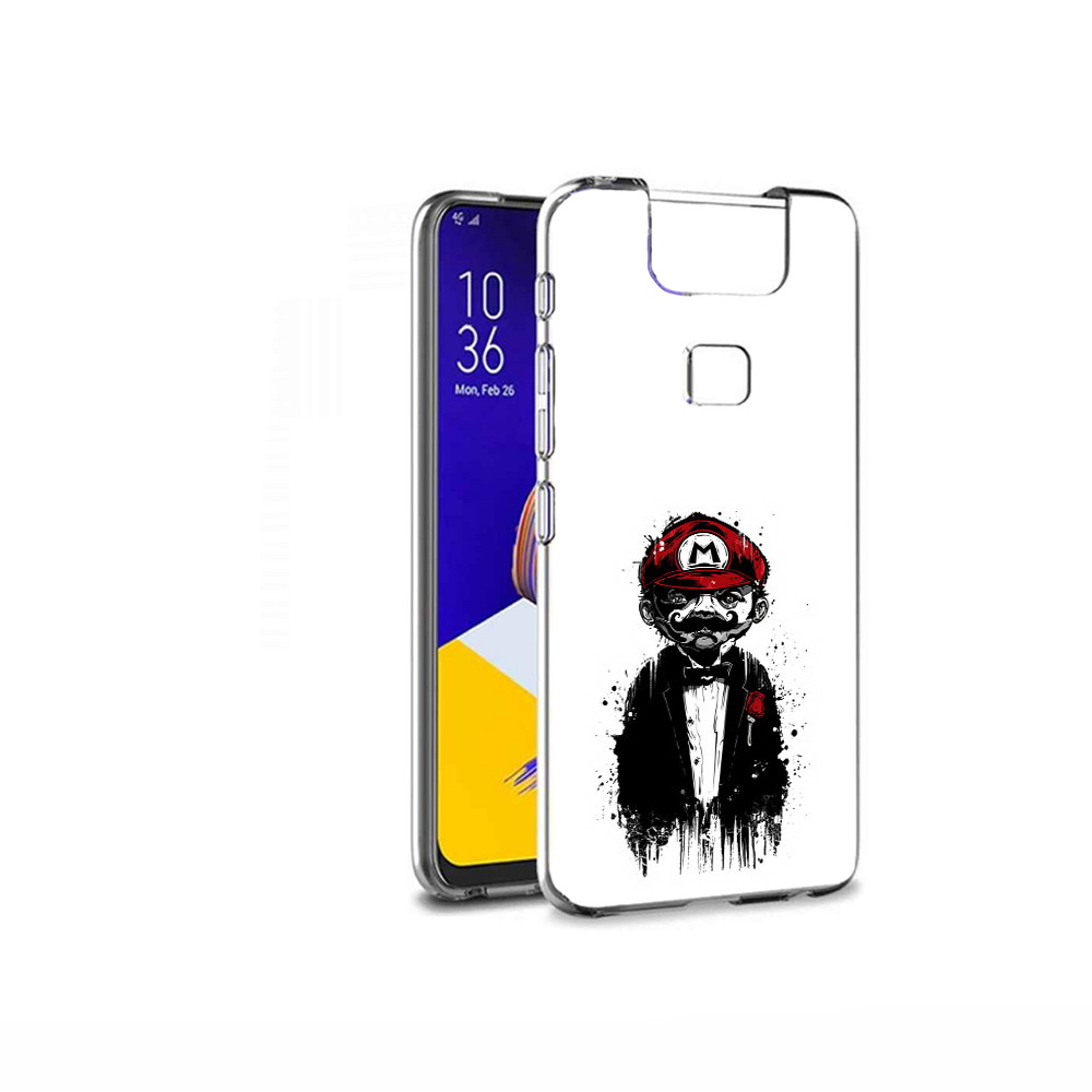 Чехол MyPads Tocco для Asus ZenFone 6 (ZS630KL) марио