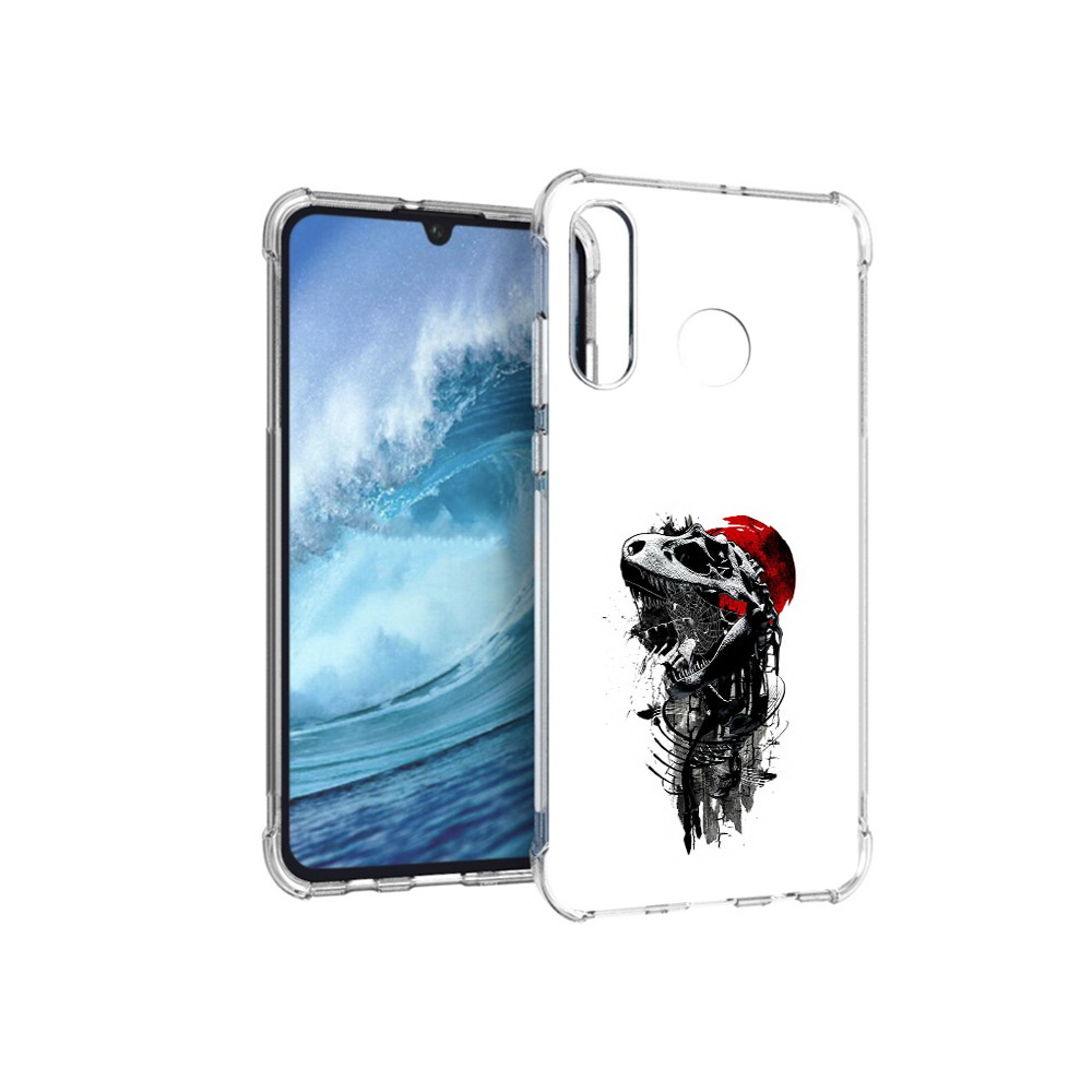 

Чехол MyPads Tocco для Huawei P30 Lite вымерший динозавр, Прозрачный, Tocco