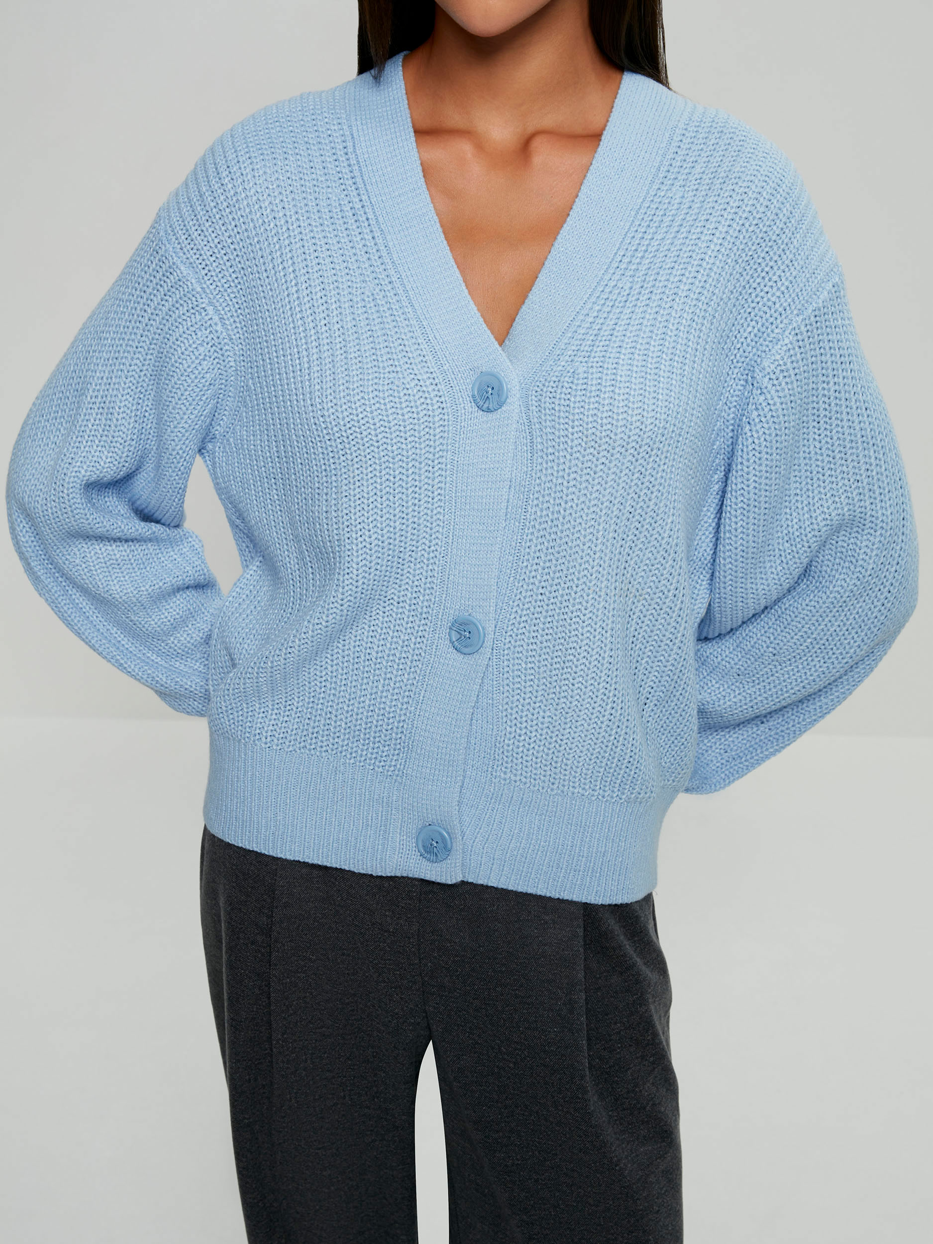 

Кардиган женский ZARINA 2368628828-49 синий S, 2368628828-49