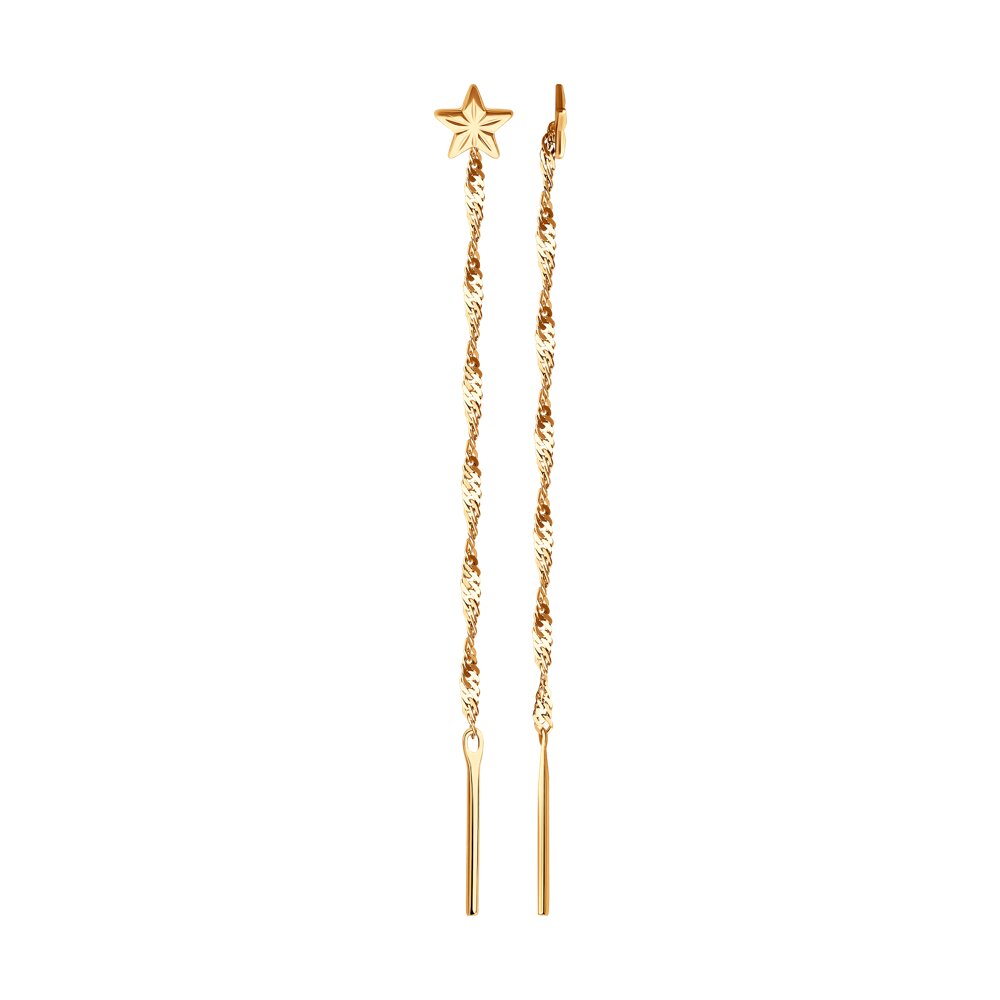 

Серьги из красного золота Diamant 31-123-02711-1, 31-123-02711-1