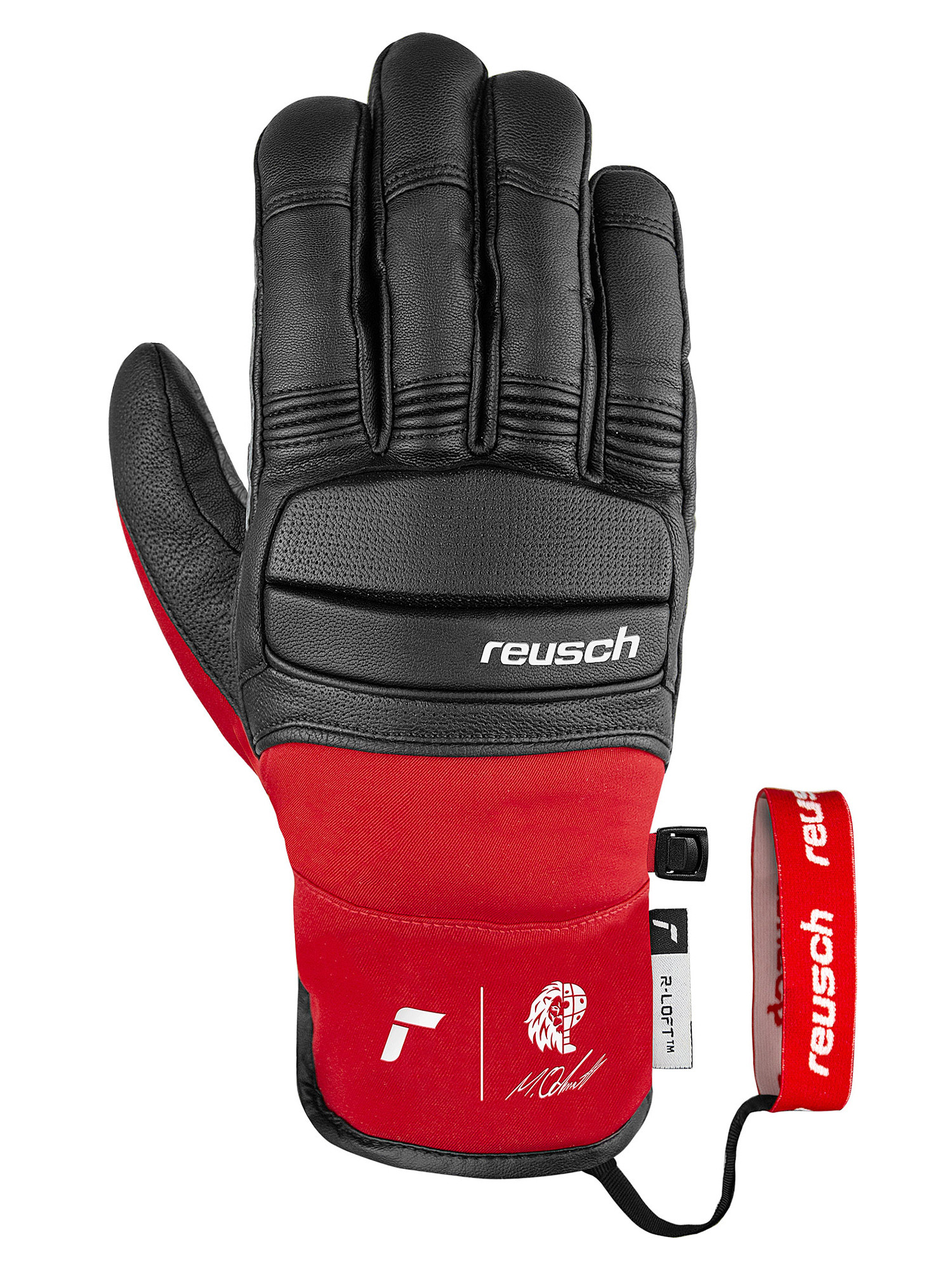 

Перчатки Reusch Marco Odermatt Black/Fire Red (Дюйм:8) 2024-25, Красный;черный, Marco Odermatt