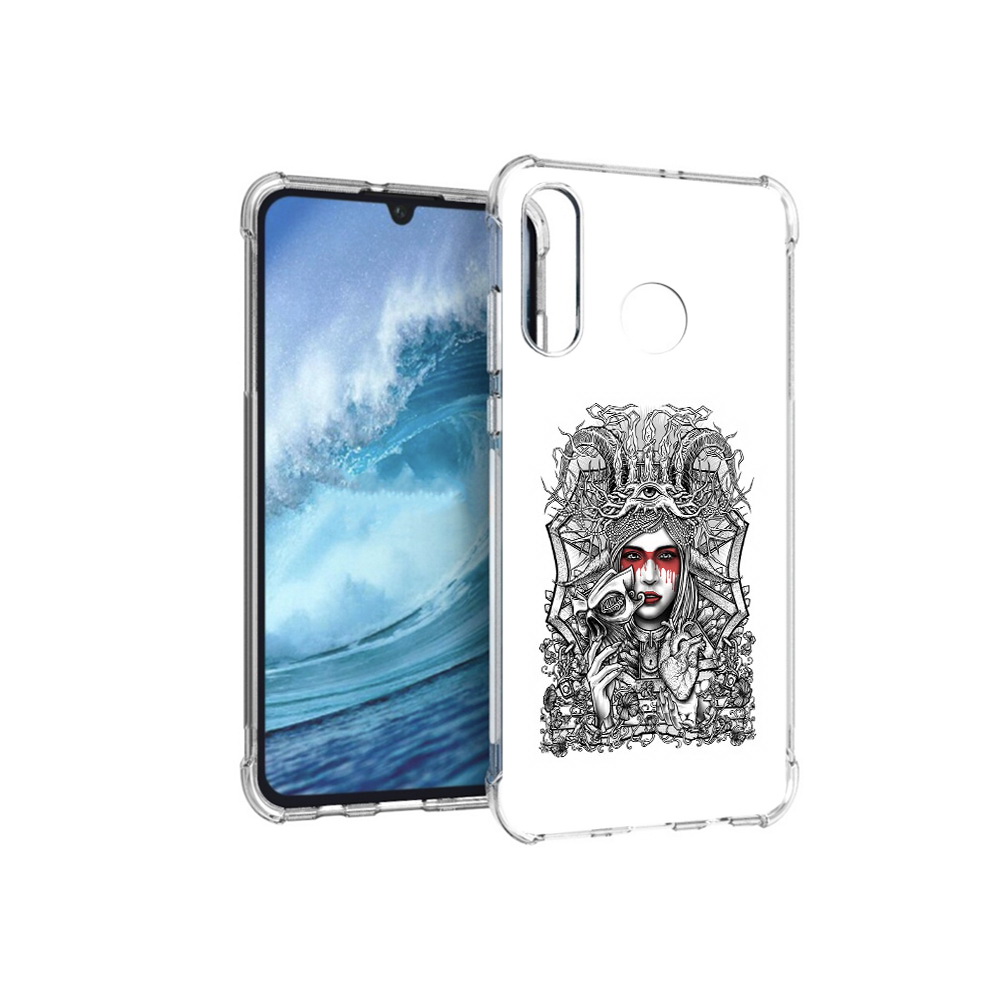 

Чехол MyPads Tocco для Huawei P30 Lite грусная девушка, Прозрачный, Tocco