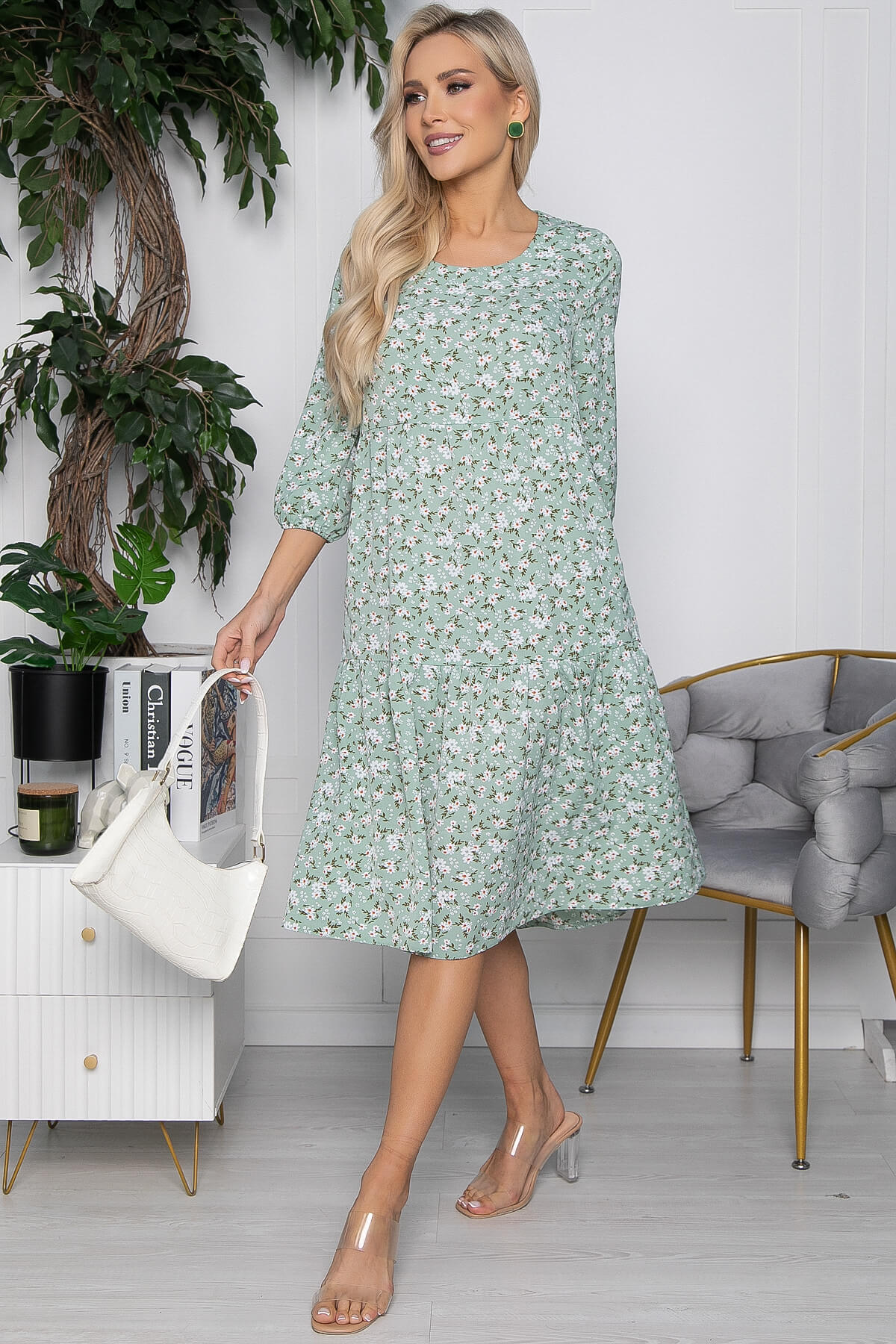 

Платье женское LT Collection Инара зеленое 50 RU, Зеленый, Инара