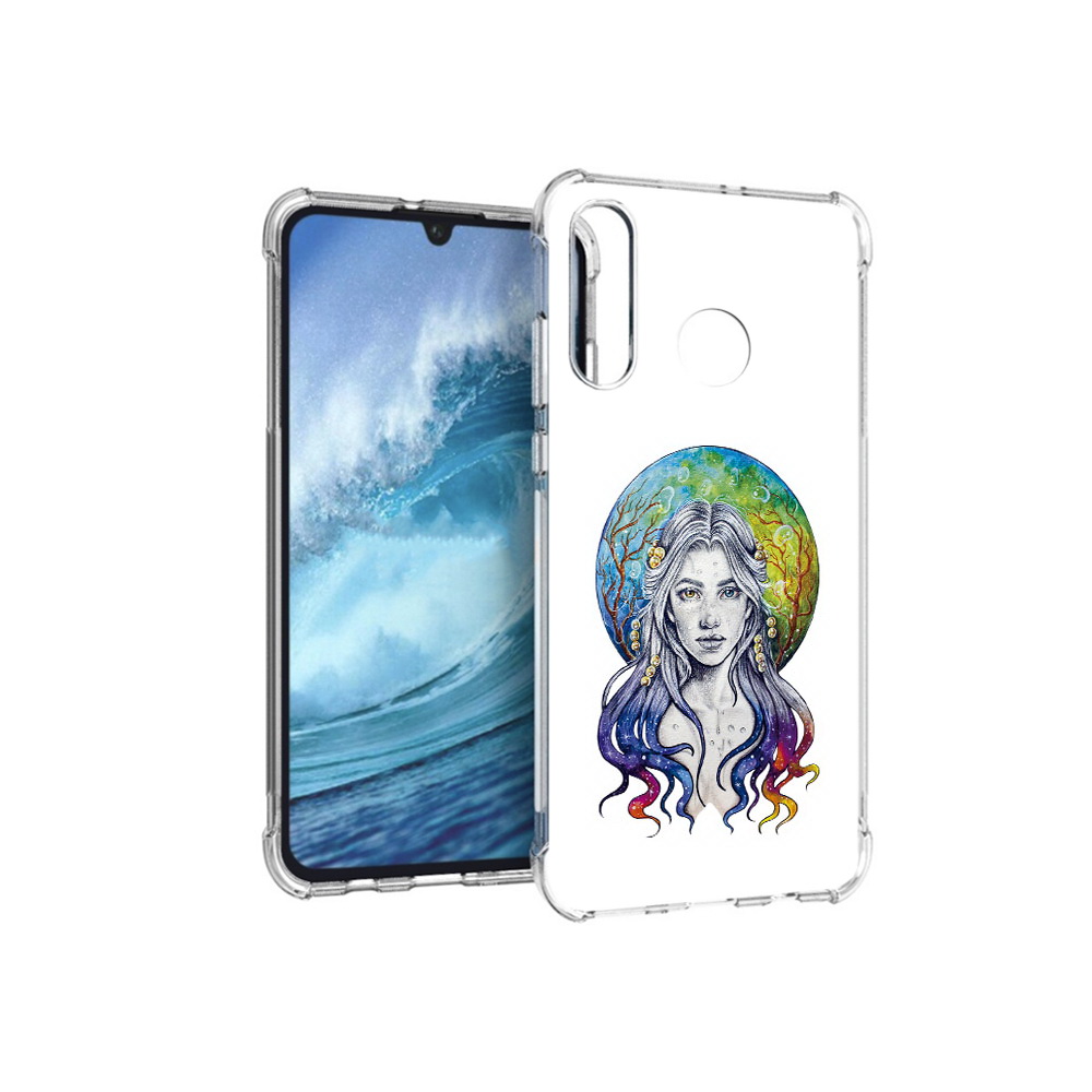 

Чехол MyPads Tocco для Huawei P30 Lite девушка с красивыми волосами, Прозрачный, Tocco