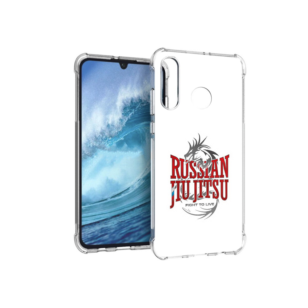 

Чехол MyPads Tocco для Huawei P30 Lite джиу джитсу, Прозрачный, Tocco