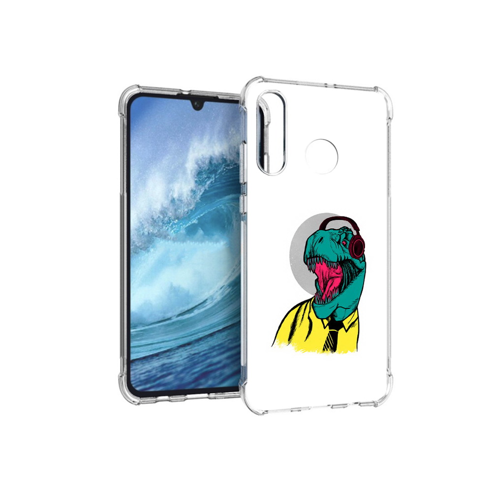 

Чехол MyPads Tocco для Huawei P30 Lite дино, Прозрачный, Tocco