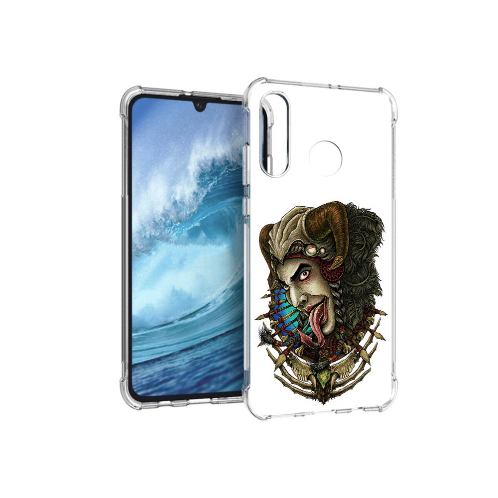 

Чехол MyPads Tocco для Huawei P30 Lite длинный язык, Прозрачный, Tocco