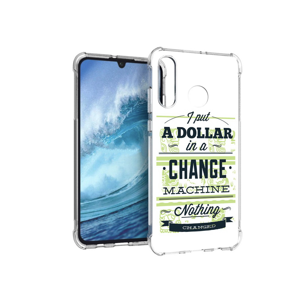 

Чехол MyPads Tocco для Huawei P30 Lite доллар надпись, Прозрачный, Tocco