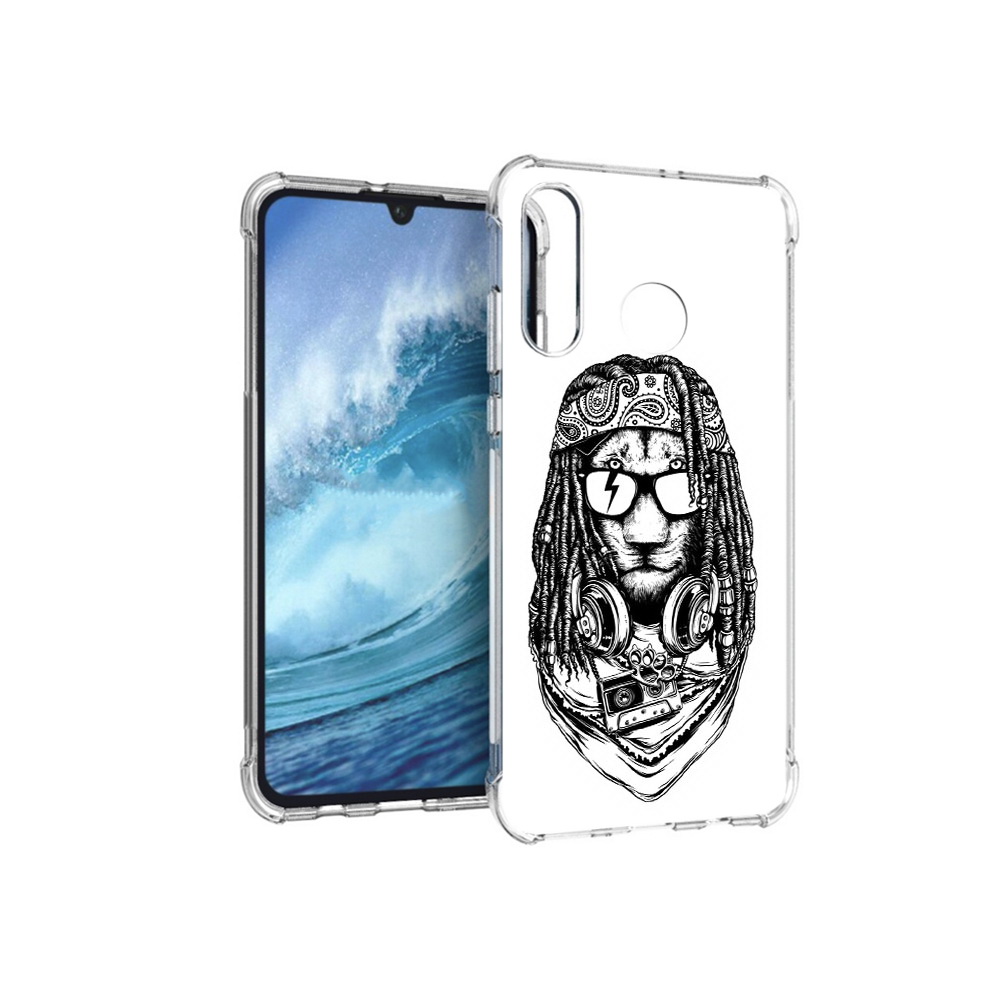 

Чехол MyPads Tocco для Huawei P30 Lite дреды льва, Прозрачный, Tocco