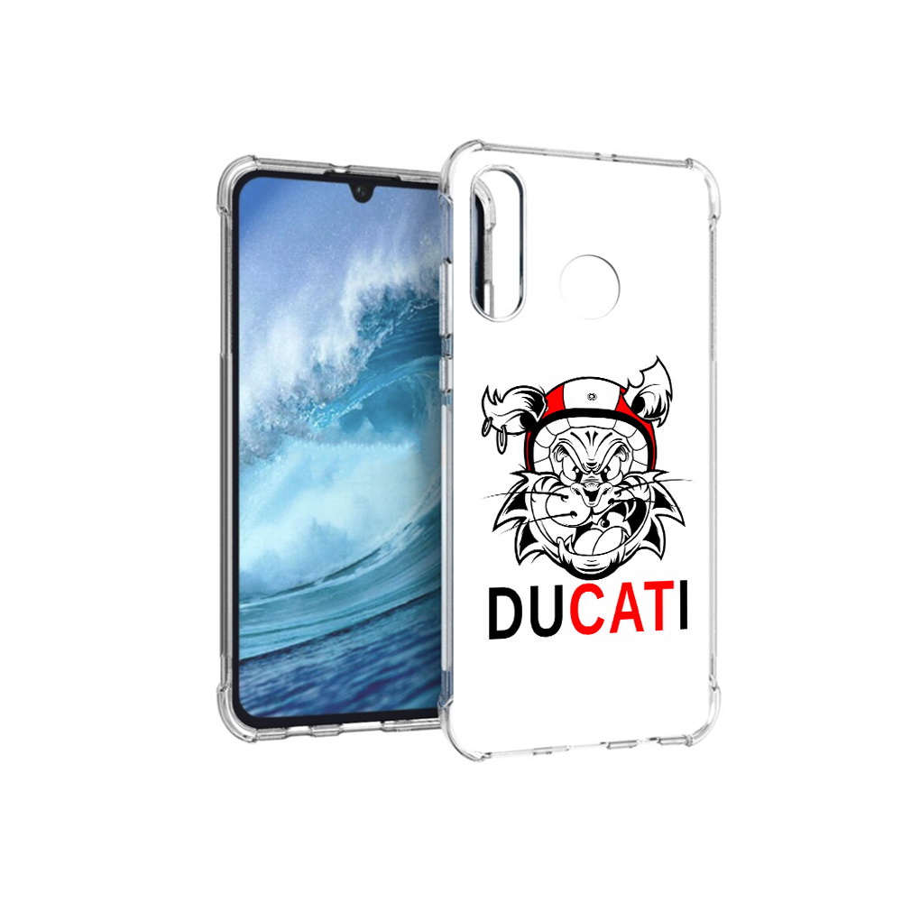 

Чехол MyPads Tocco для Huawei P30 Lite дукати, Прозрачный, Tocco