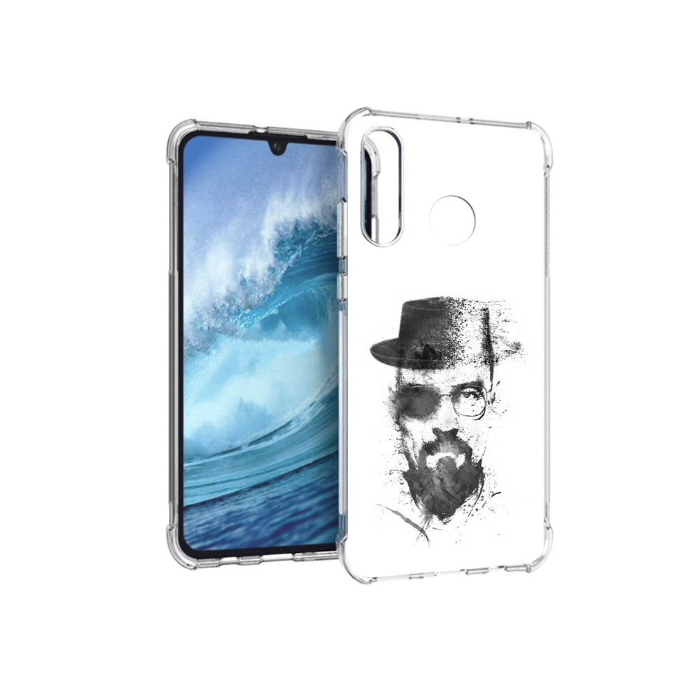 

Чехол MyPads Tocco для Huawei P30 Lite загадочный человек, Прозрачный, Tocco