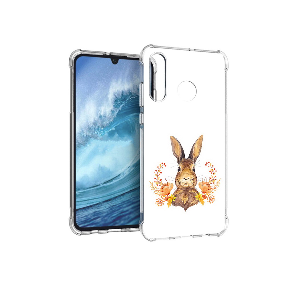 

Чехол MyPads Tocco для Huawei P30 Lite зайка в цветах, Прозрачный, Tocco