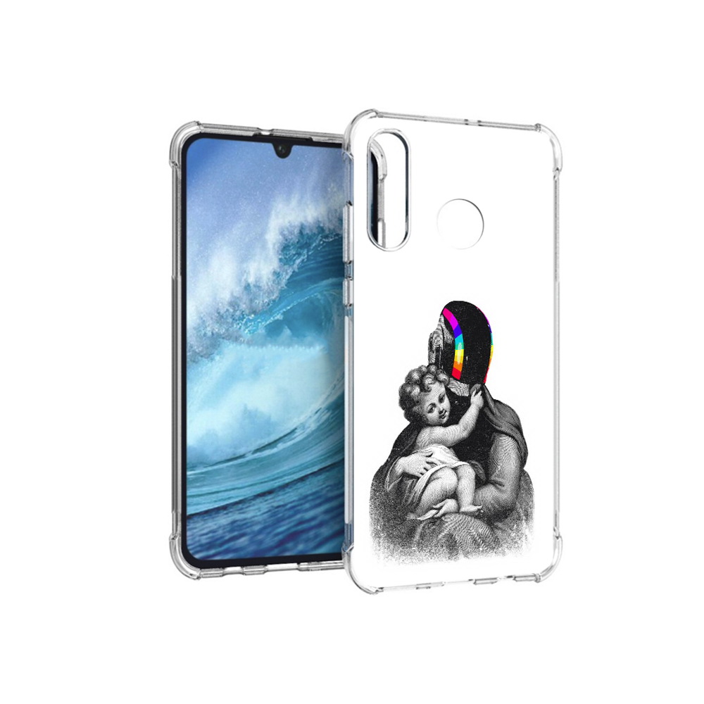 

Чехол MyPads Tocco для Huawei P30 Lite защитник в шлеме, Прозрачный, Tocco