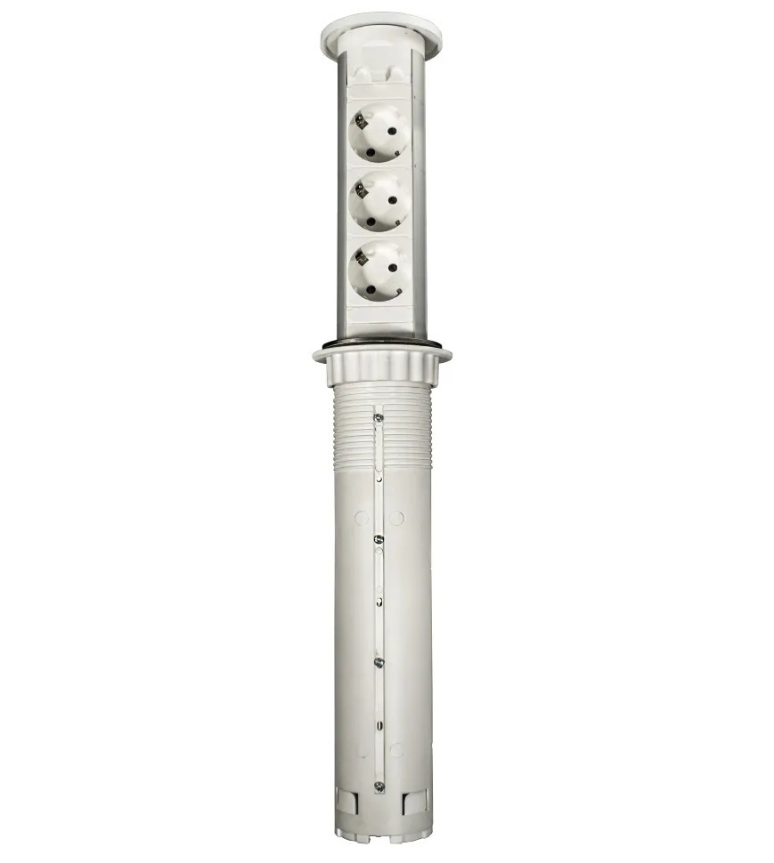 Выдвижная встраиваемая розетка INRIOR G18802 розетка вертикальная выдвижная с электроприводом rocketsocket 105t am 105t 3eu 12