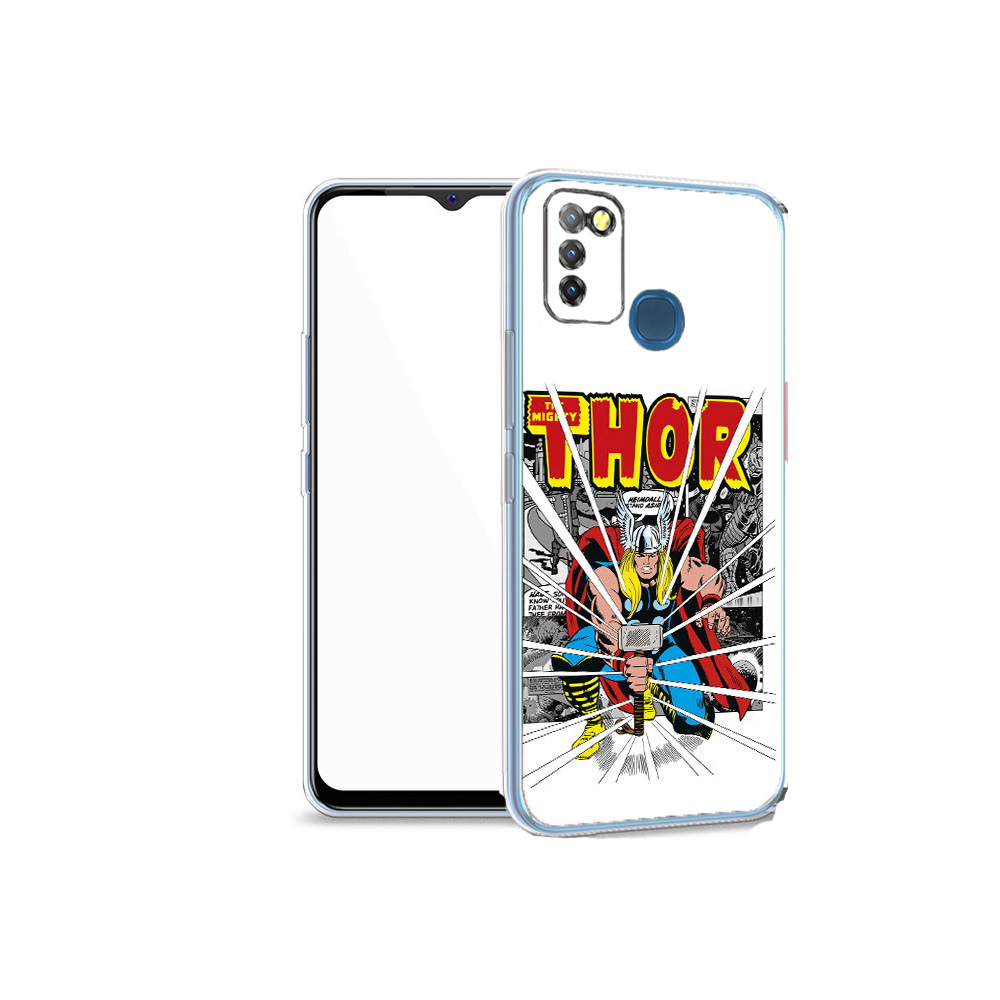 

Чехол MyPads Tocco для Infinix Hot 10 Lite тор рисунок, Прозрачный, Tocco