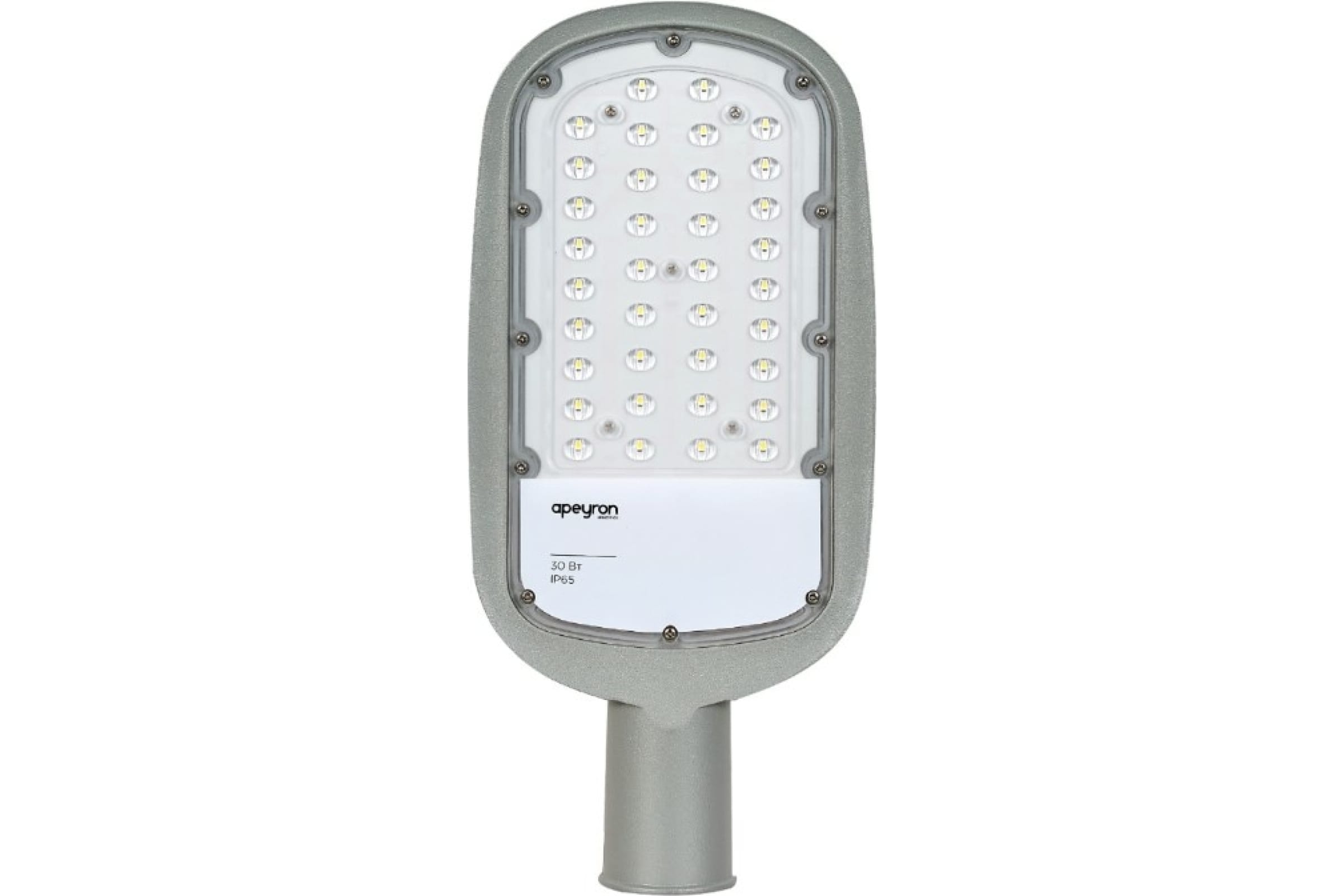 Apeyron Уличный светодиодный консольный светильник 30 Вт, 3300 лм, 5000 К, IP65, КСС -Ш, 3