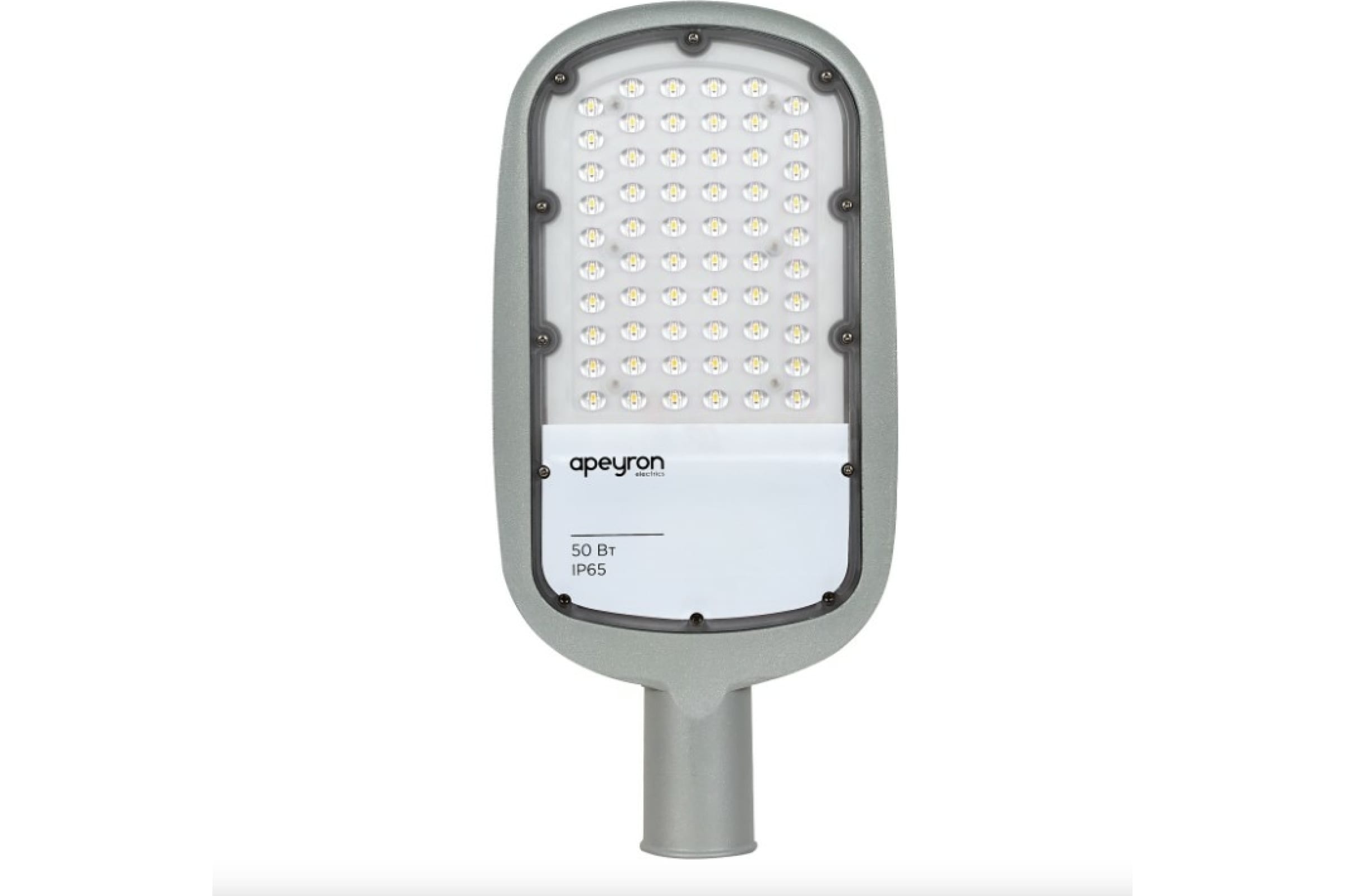 Apeyron Уличный светодиодный консольный светильник 50Вт, 5500 лм, 5000 К, IP65, КСС -Ш, 42