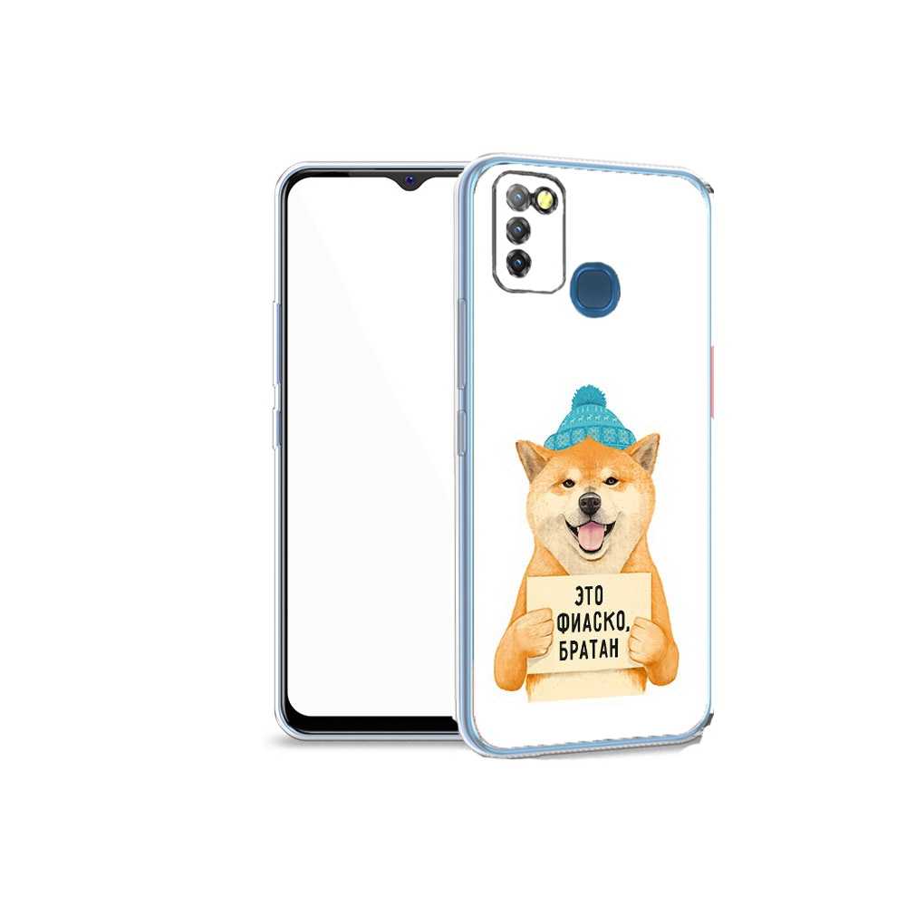 

Чехол MyPads Tocco для Infinix Hot 10 Lite фиаско, Прозрачный, Tocco