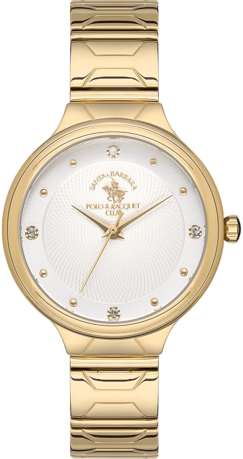 Наручные часы женские Santa Barbara Polo & Racquet Club SB.1.10258-3 золотистые