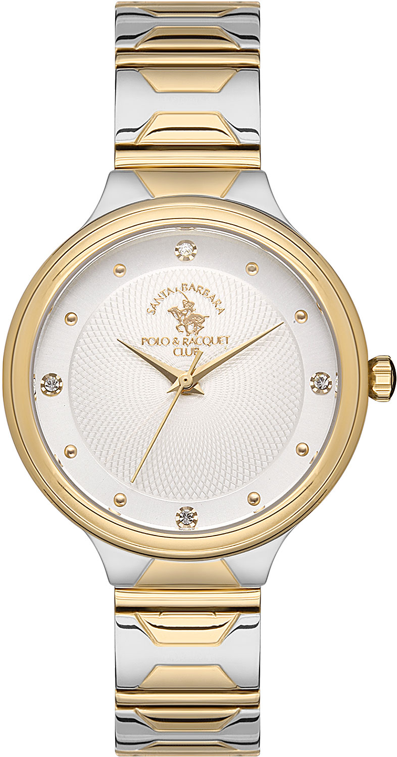 Наручные часы женские Santa Barbara Polo & Racquet Club SB.1.10258-4 серебристые