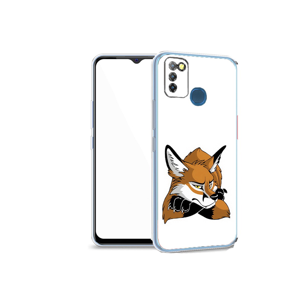 

Чехол MyPads Tocco для Infinix Hot 10 Lite фокс, Прозрачный, Tocco