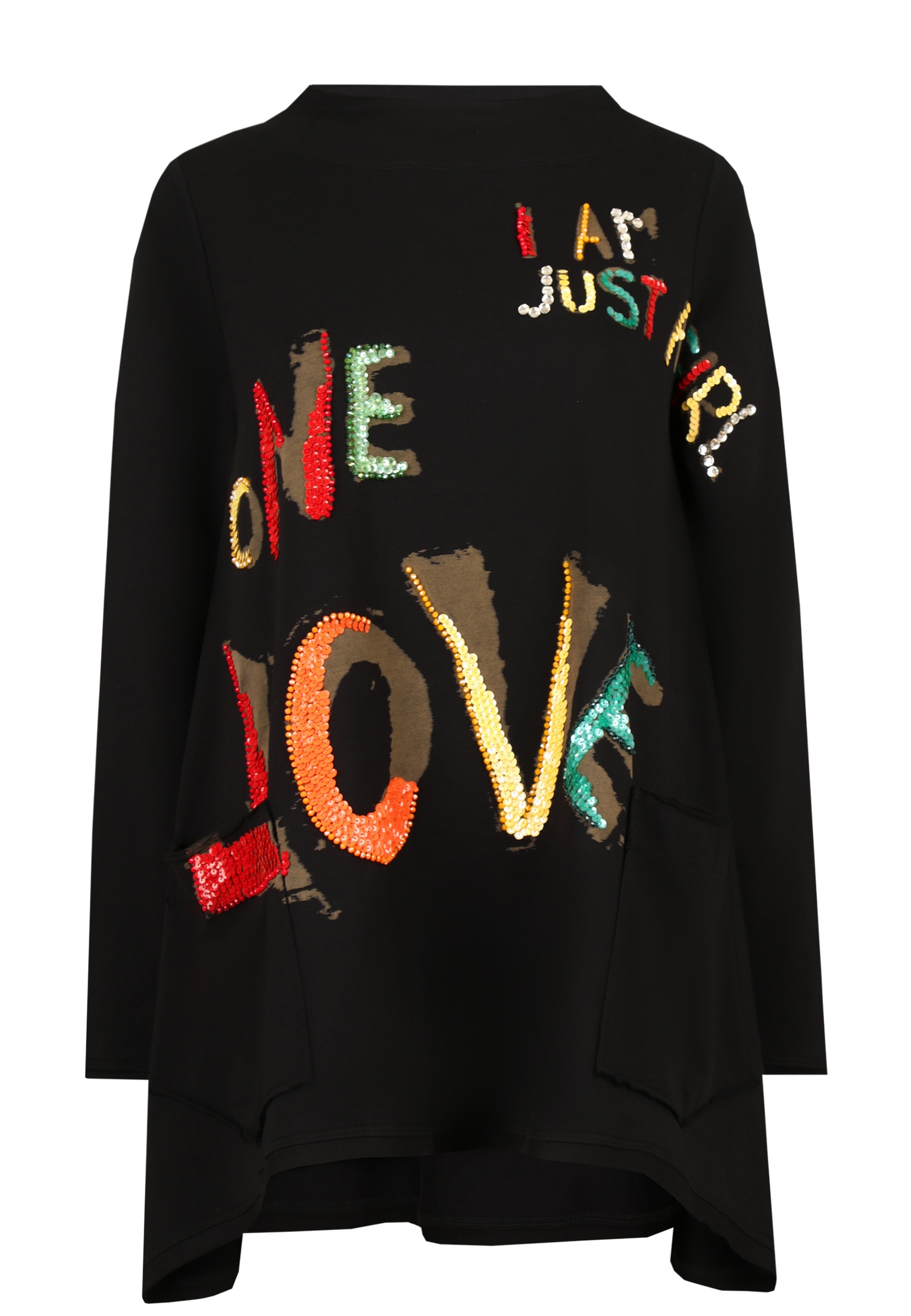 Толстовка женская TADASHI 145463 черная S