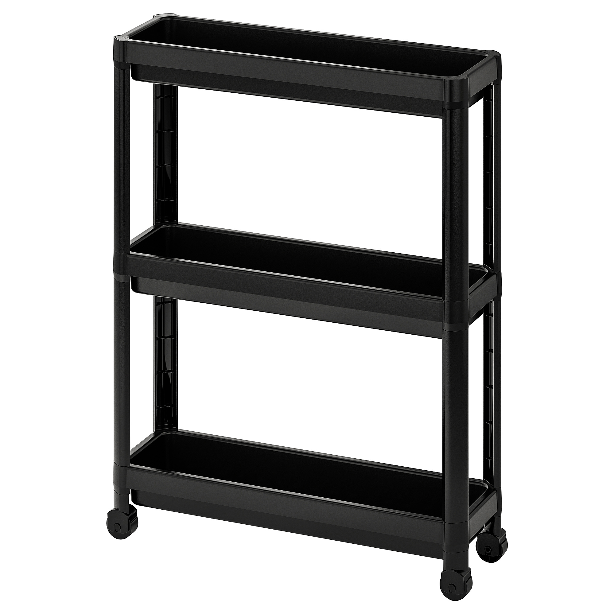 

Тележка IKEA VESKEN 54x18x71 см, черный