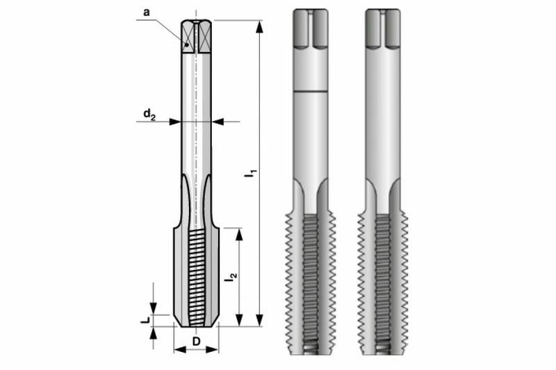 

Набор метчиков из 2х шт MF12 шаг 1.25мм мелкая резьба Bucovice Tools 110122, 110122-dr