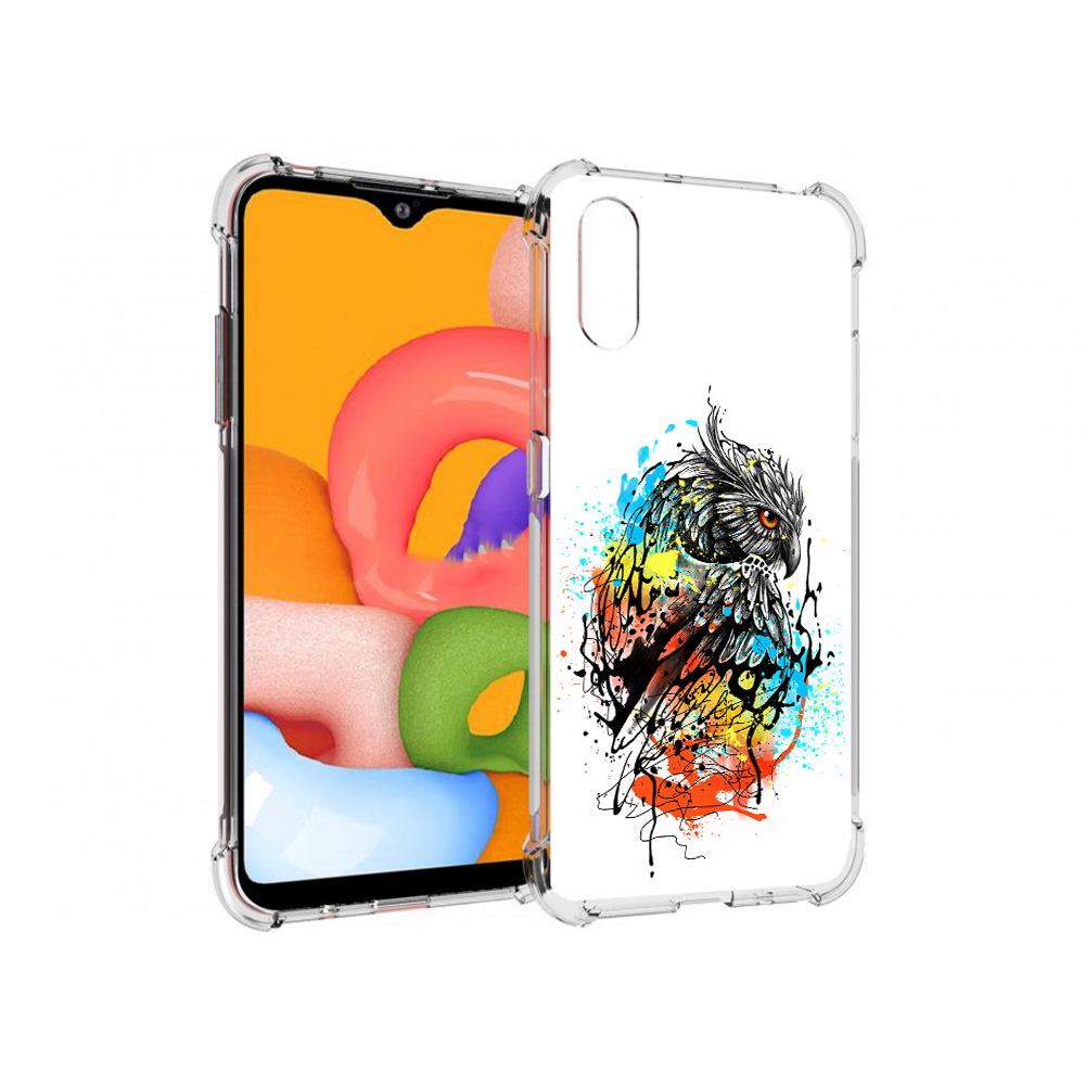 

Чехол MyPads Tocco для Samsung Galaxy A01 Творческая сова (PT144711.509.170), Прозрачный, Tocco