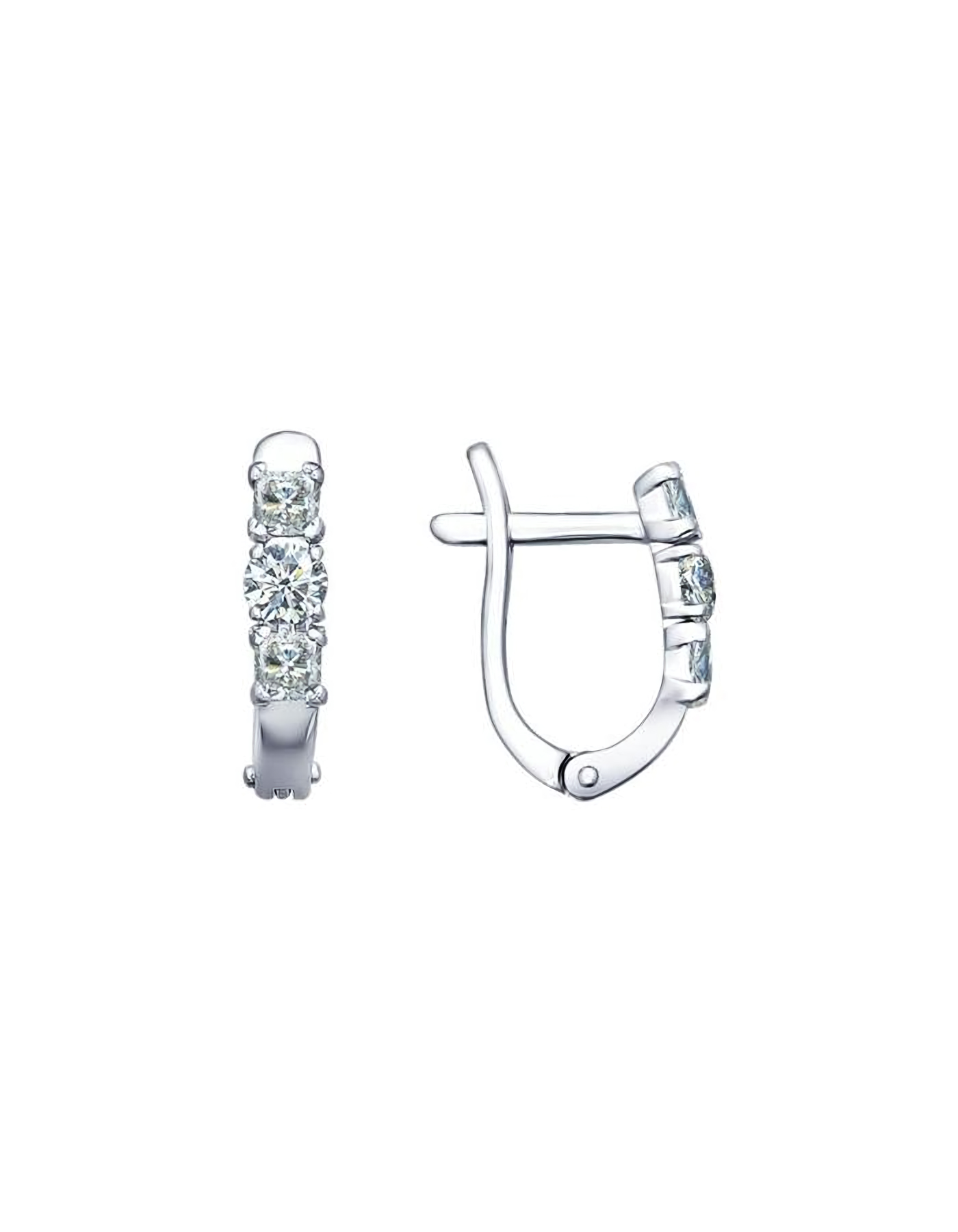 

Серьги из серебра TEO MAORI 894021704, фианит, 894021704