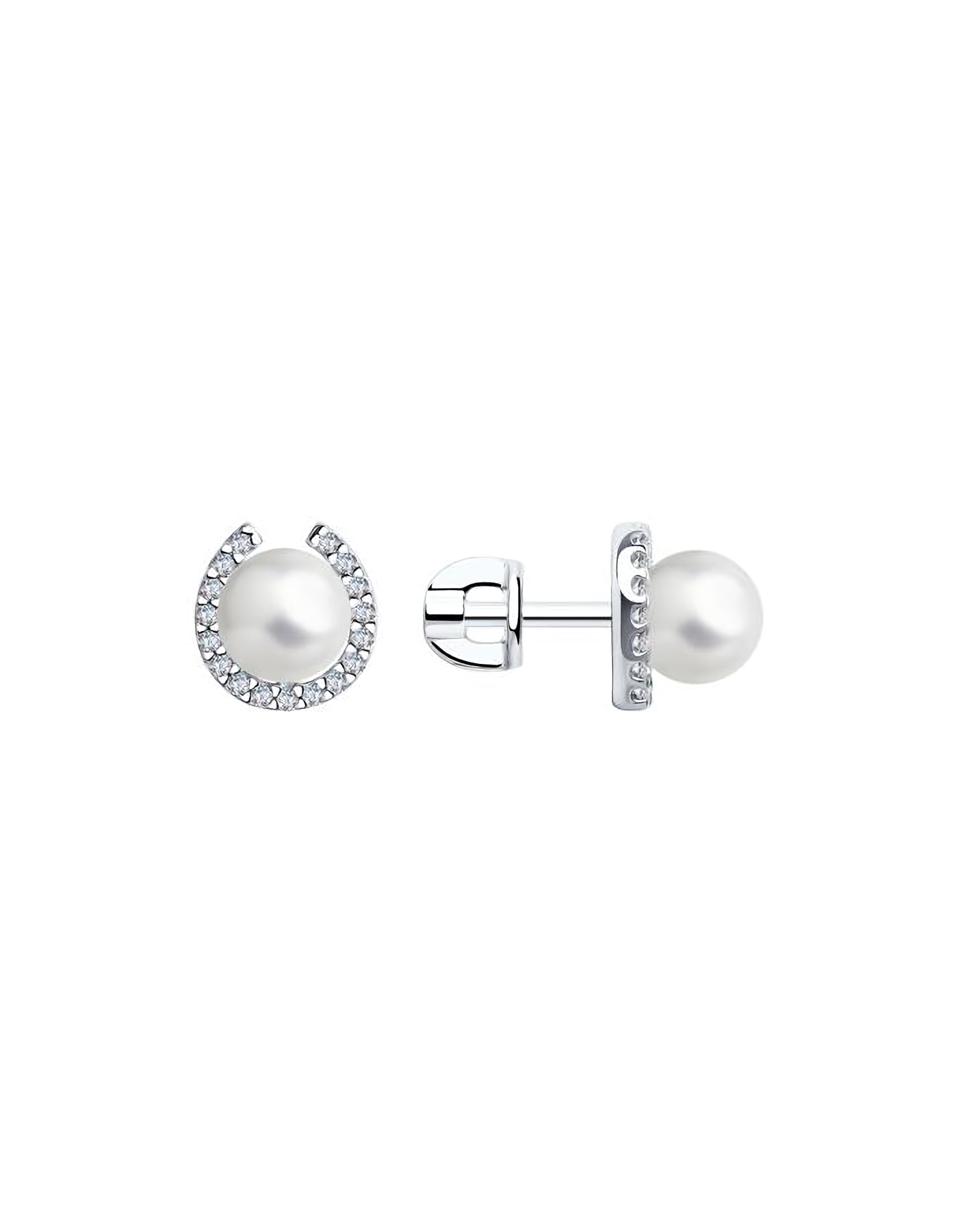 

Серьги пусеты из серебра TEO MAORI 894021726, жемчуг культивированный, 894021726