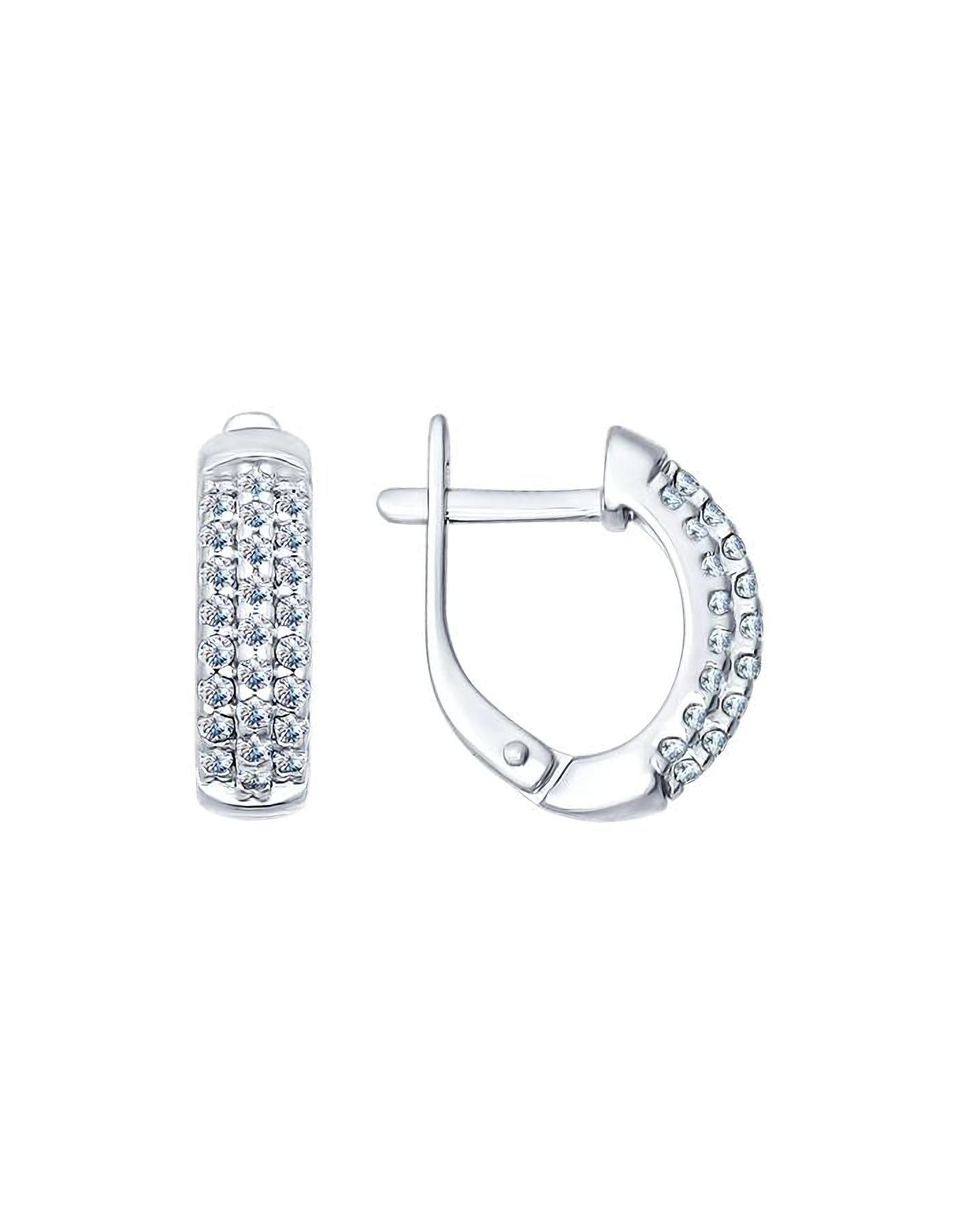 

Серьги из серебра TEO MAORI 894021765, фианит, 894021765