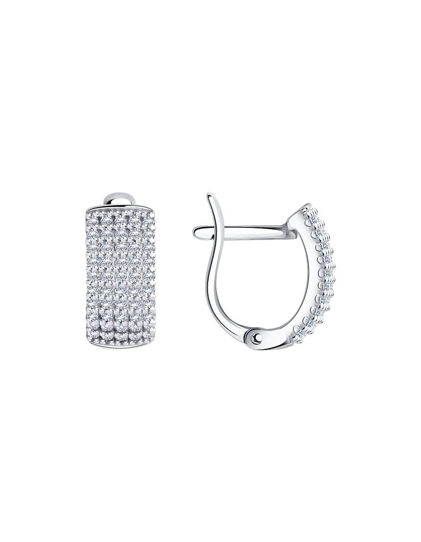 

Серьги из серебра TEO MAORI 894021766, фианит, 894021766