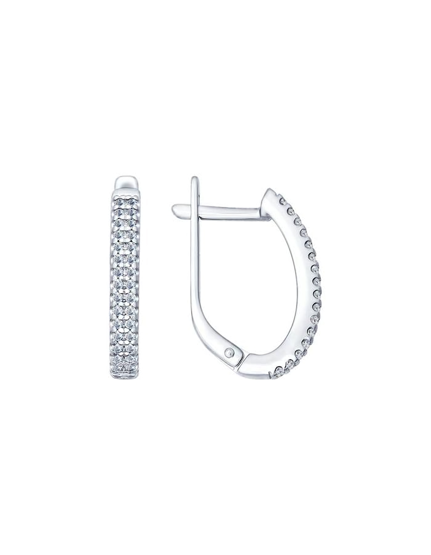

Серьги из серебра TEO MAORI 894021767, фианит, 894021767