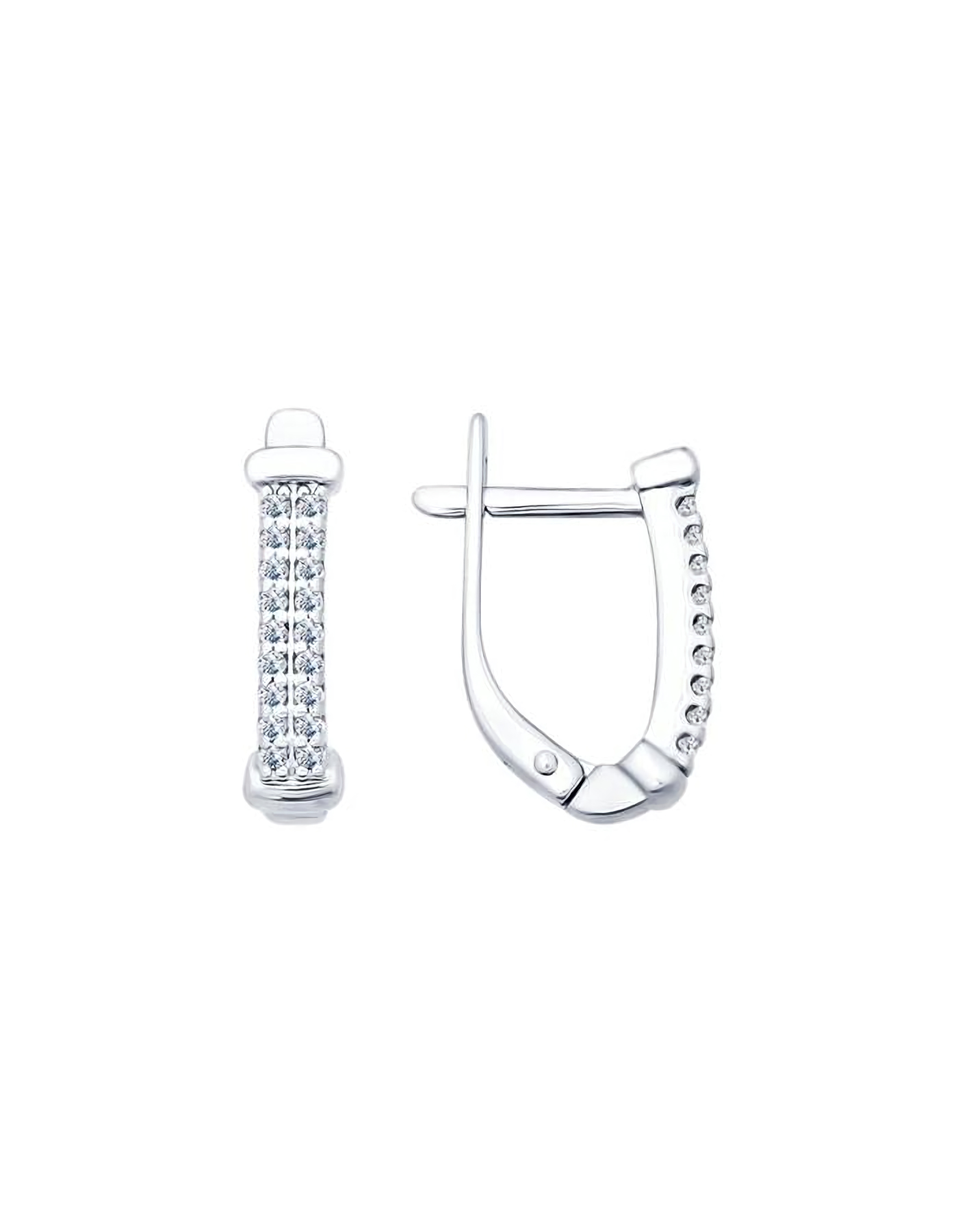 

Серьги из серебра TEO MAORI 894021783, фианит, 894021783