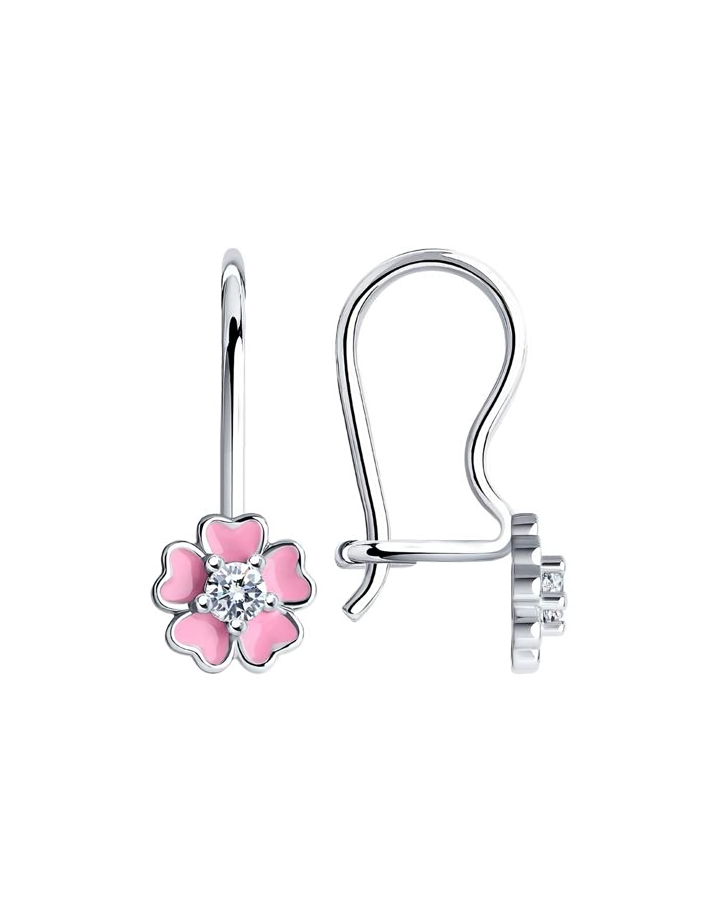 

Серьги из серебра TEO MAORI 894021819, фианит, 894021819