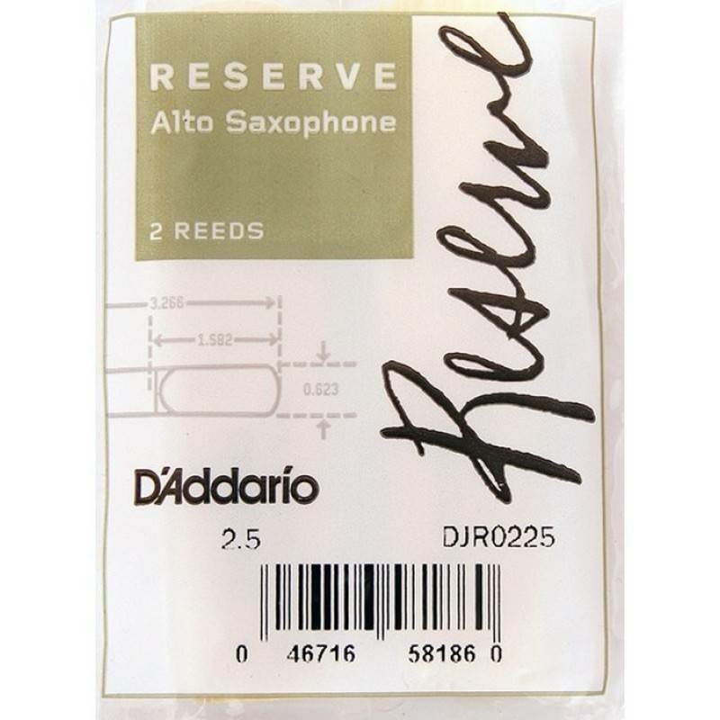 

Трости для саксофона альт DAddario DJR0225 Reserve, DJR0225 Reserve