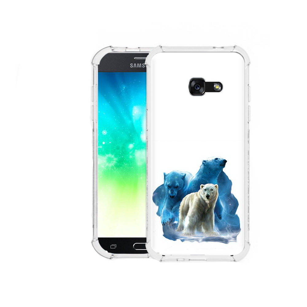 

Чехол MyPads Tocco для Samsung Galaxy A3 (2016) полярный медведь, Прозрачный, Tocco