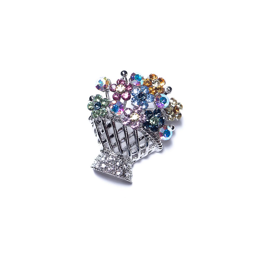 

Брошь из бижутерного сплава с swarovski Moon Paris MoS-21.10-003_02, MoS-21.10-003_02