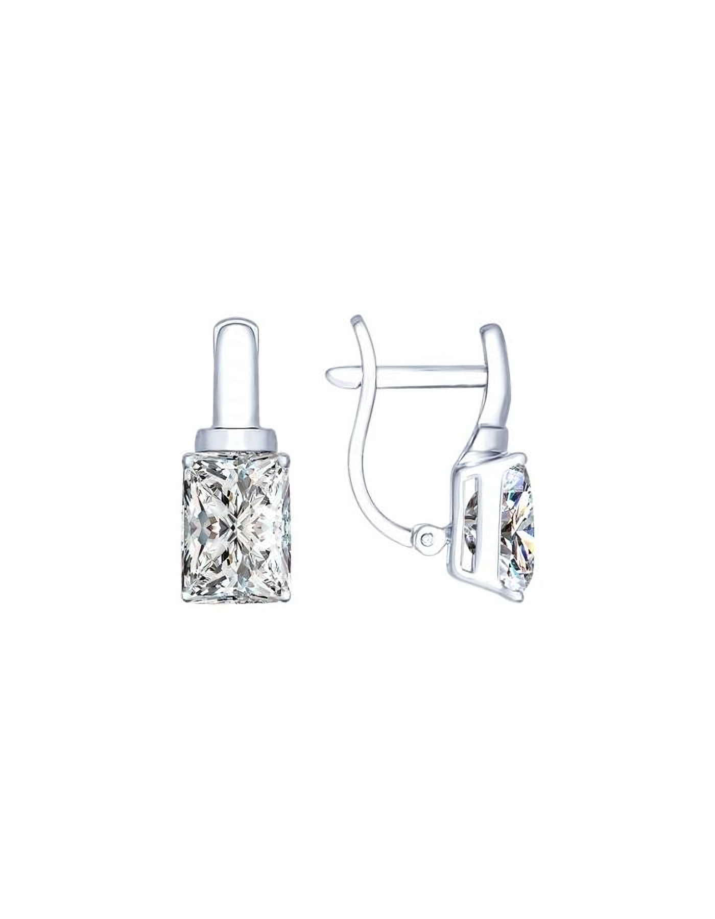 

Серьги из серебра TEO MAORI 894022276, фианит, 894022276