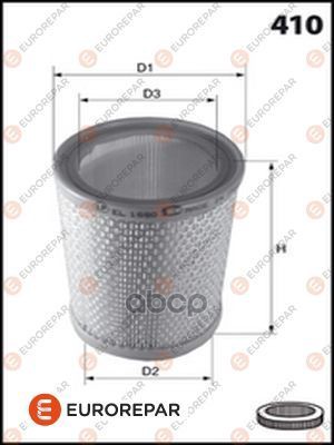 

EUROREPAR 1616247880 Фильтр воздушный