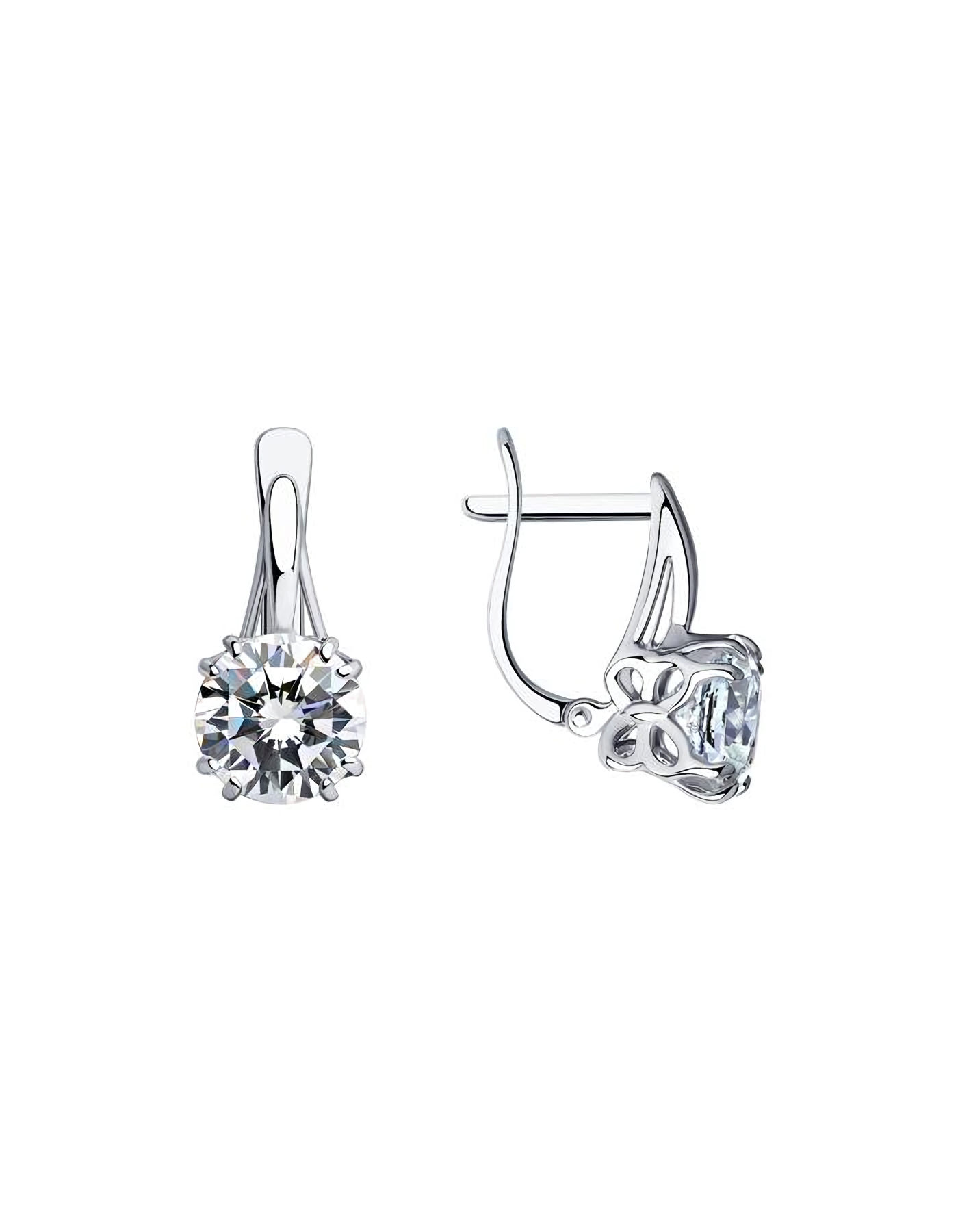 

Серьги из серебра TEO MAORI 894022291, фианит, 894022291