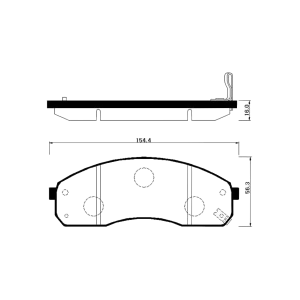 

Тормозные колодки HSB hp1012