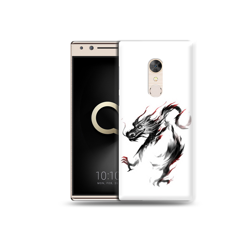 

Чехол MyPads Tocco для Alcatel 5 черный дракон (PT110913.675.690), Прозрачный, Tocco