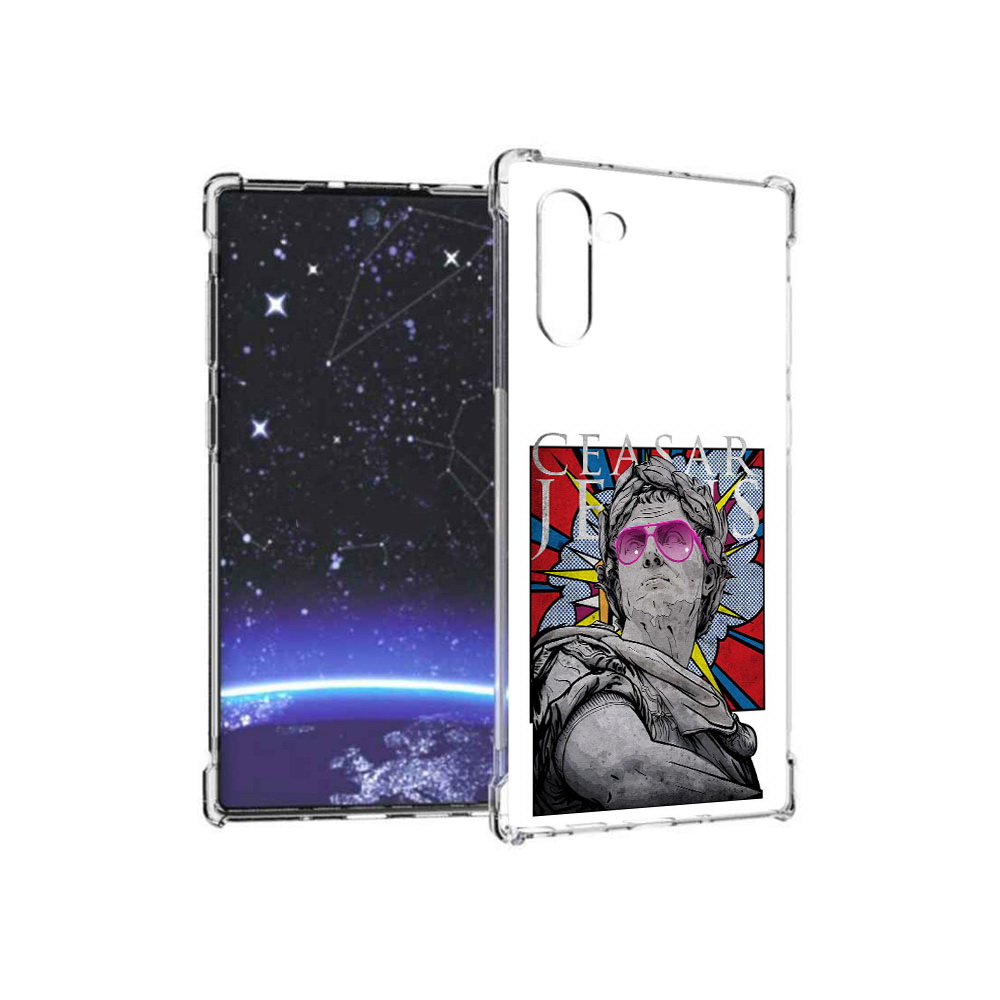 

Чехол MyPads Tocco для Samsung Galaxy Note 10 крутая статуя свободы (PT135782.511.423), Прозрачный, Tocco