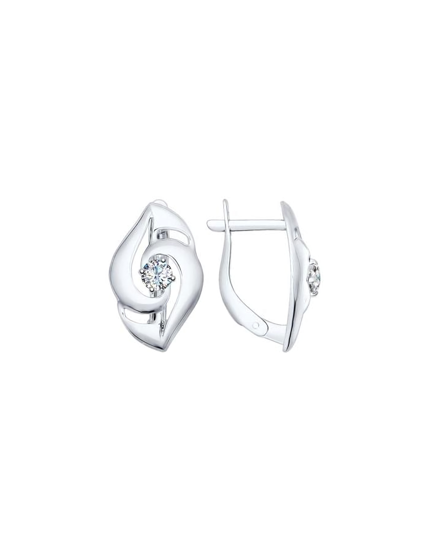 

Серьги из серебра TEO MAORI 894022324, фианит, 894022324