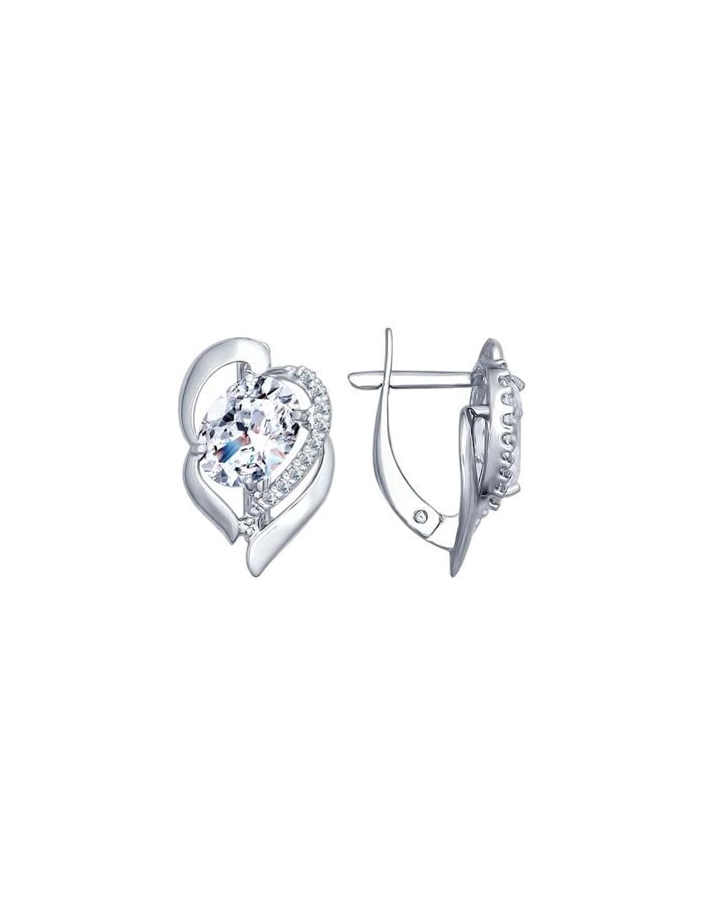 

Серьги из серебра TEO MAORI 894022380, фианит, 894022380